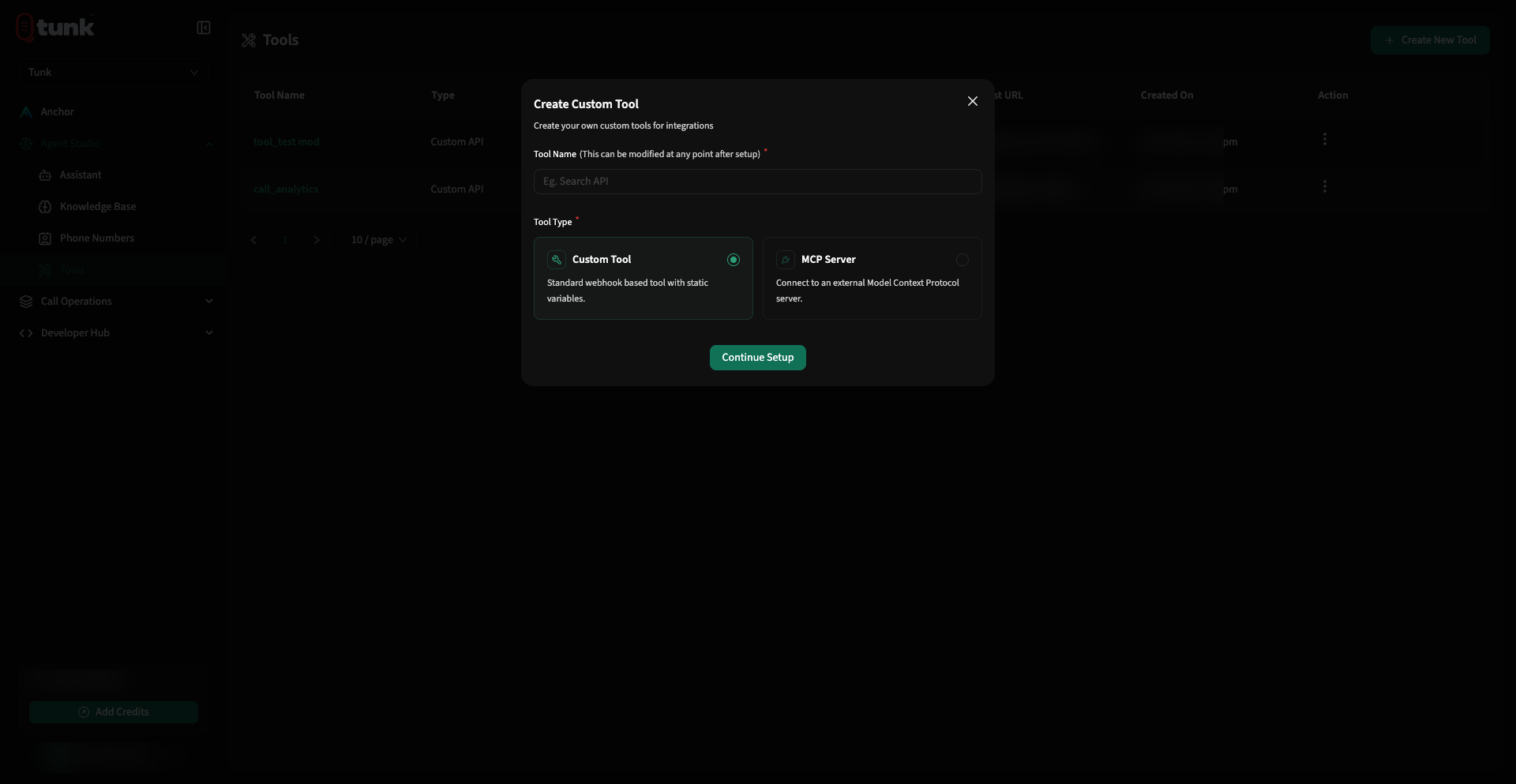 Choose Tool Architecture